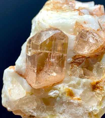 Imperial Gemmy Rare Topaz on Matrix from Katlang, Pakistan - 71 grams