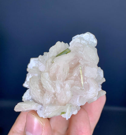 Tourmaline Crystals on Lepidolite Mica from Skardu Pakistan - 122 gram
