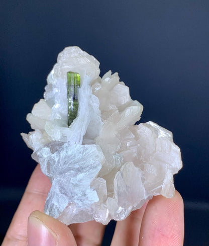 Tourmaline Crystals on Lepidolite Mica from Skardu Pakistan - 122 gram