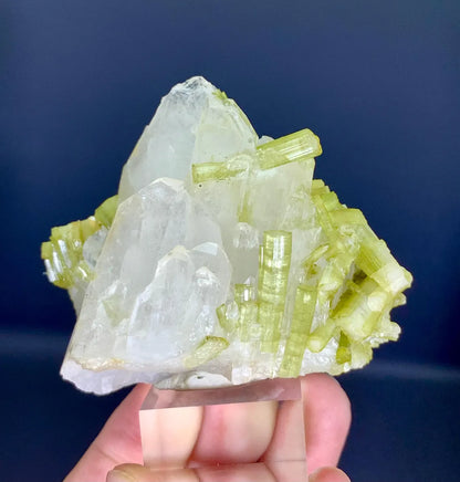 Tourmaline on Quartz from Pakistan - 156 gram