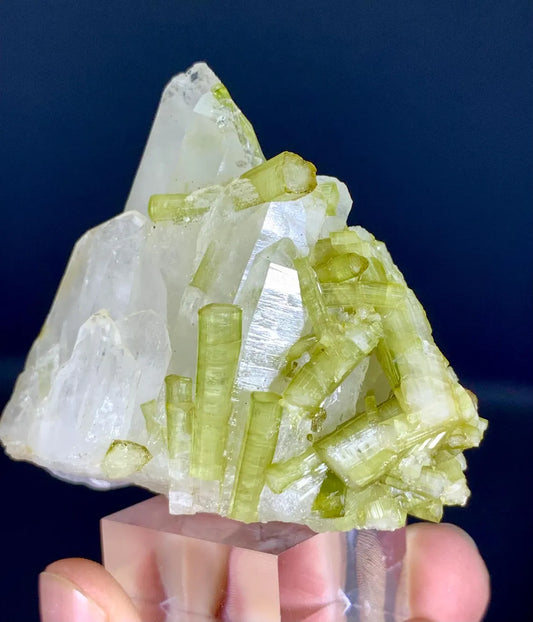 Tourmaline on Quartz from Pakistan - 156 gram