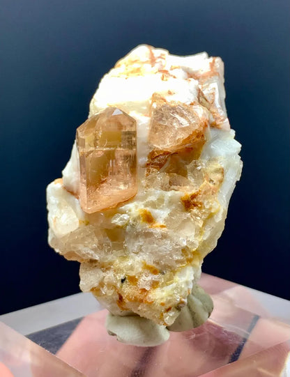 Imperial Gemmy Rare Topaz on Matrix from Katlang, Pakistan - 71 grams