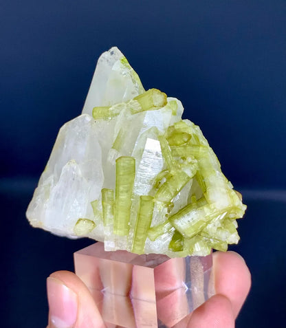 Tourmaline on Quartz from Pakistan - 156 gram