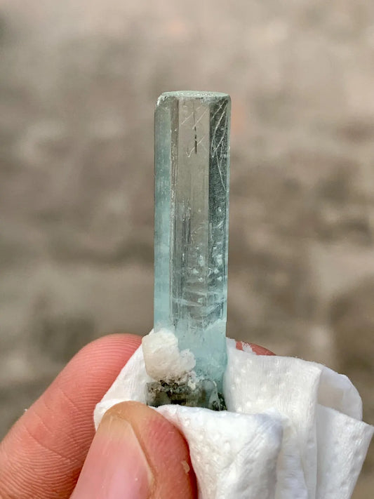 Aquamarine Crystal from Shigar valley Pakistan - 17.50 Carats
