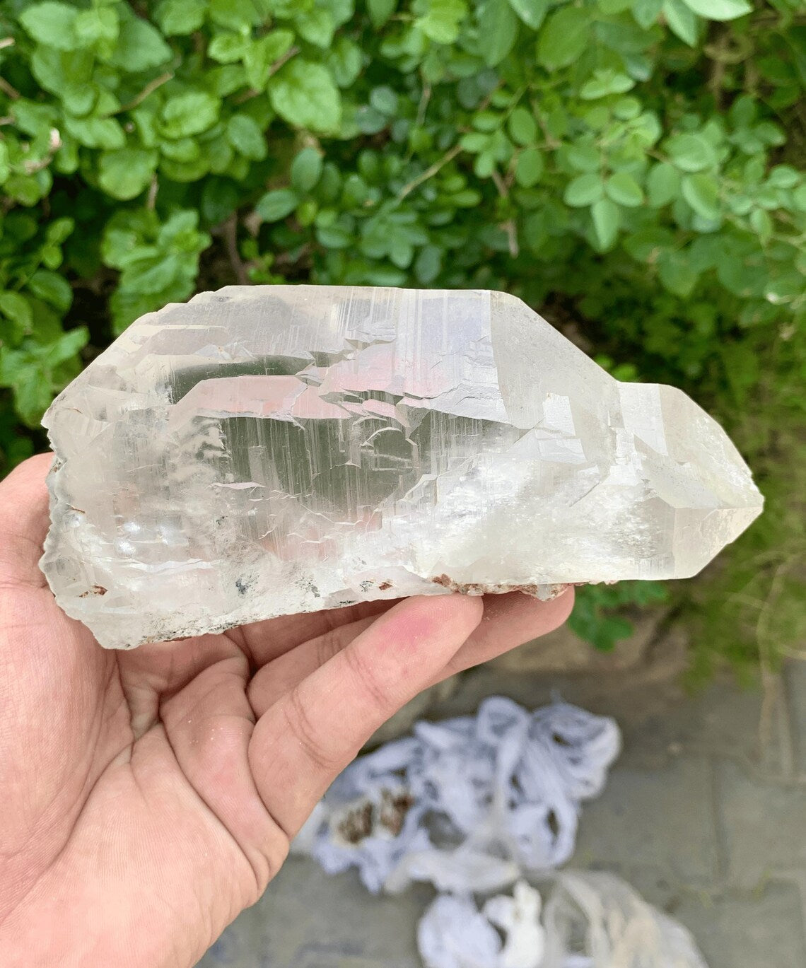 Twisted Gwindel Quartz from Pakistan - 743 gram