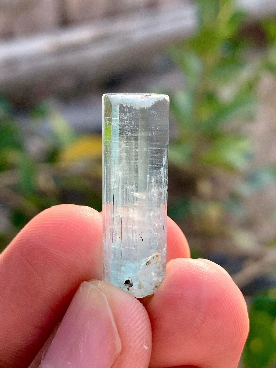 Aquamarine Crystal from Shigar valley Pakistan - 21.00 Carats