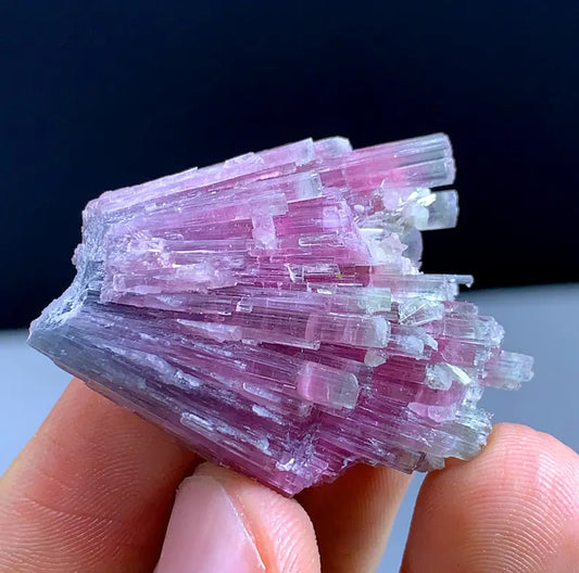 Cotton Candy Tourmaline Cluster Bunch from Afghanistan - 66.10 Carats