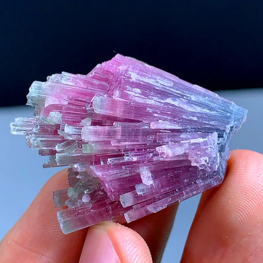 Cotton Candy Tourmaline Cluster Bunch from Afghanistan - 66.10 Carats