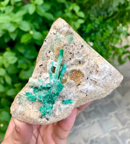 Lush Green Emerald on Matrix from Pakistan - 293 Gram