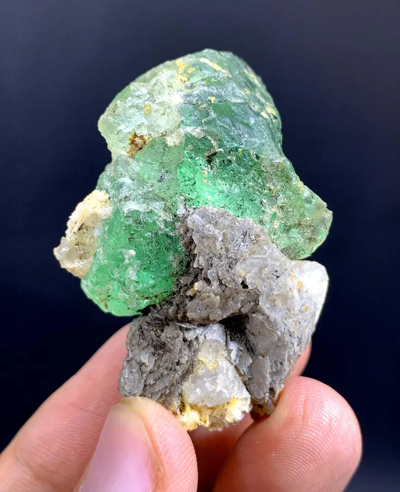 Green Fluorite Crystal from Pakistan - Gram