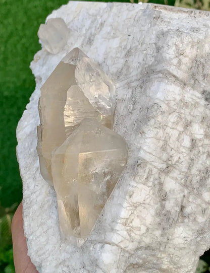 Natural Quartz Crystals n Feldspar from Pakistan - 1992 Grams