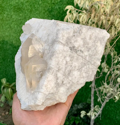 Natural Quartz Crystals n Feldspar from Pakistan - 1992 Grams