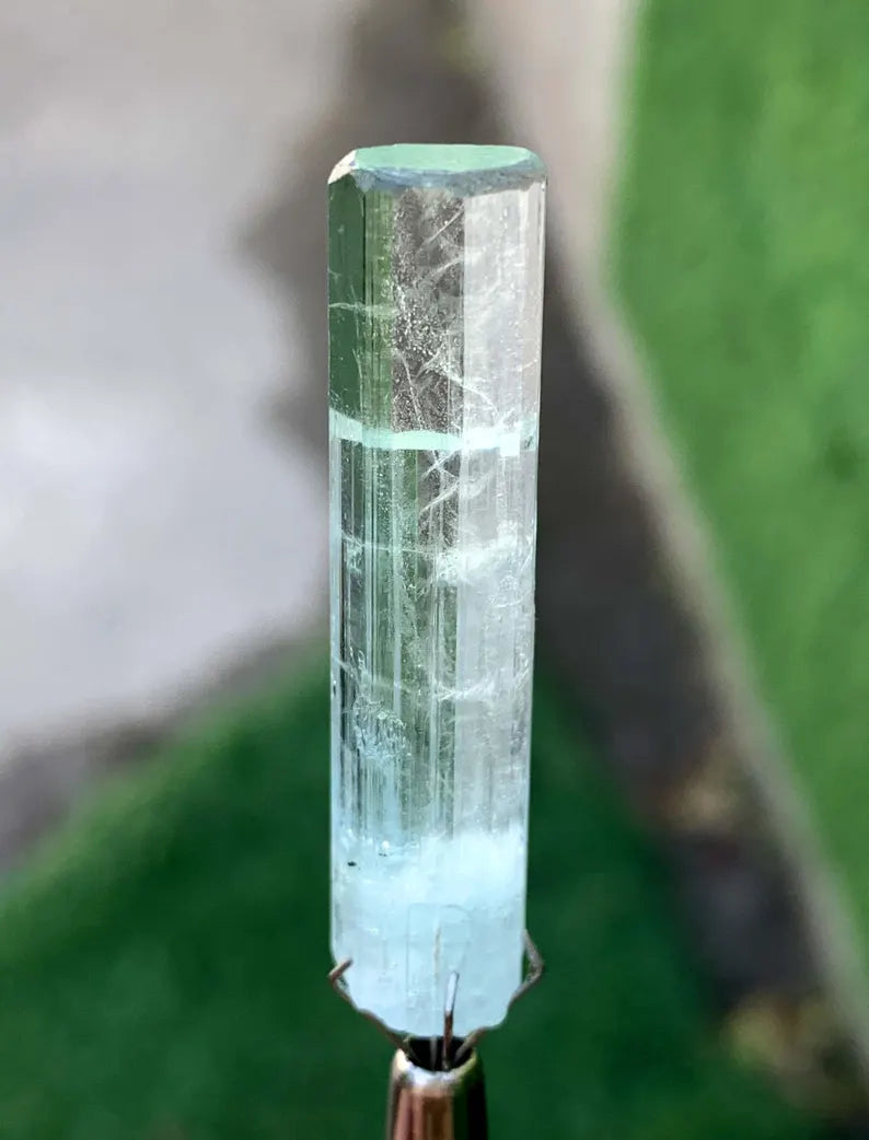 Blue Aquamarine with Helux DNA from Pakistan - 29.05 Carats