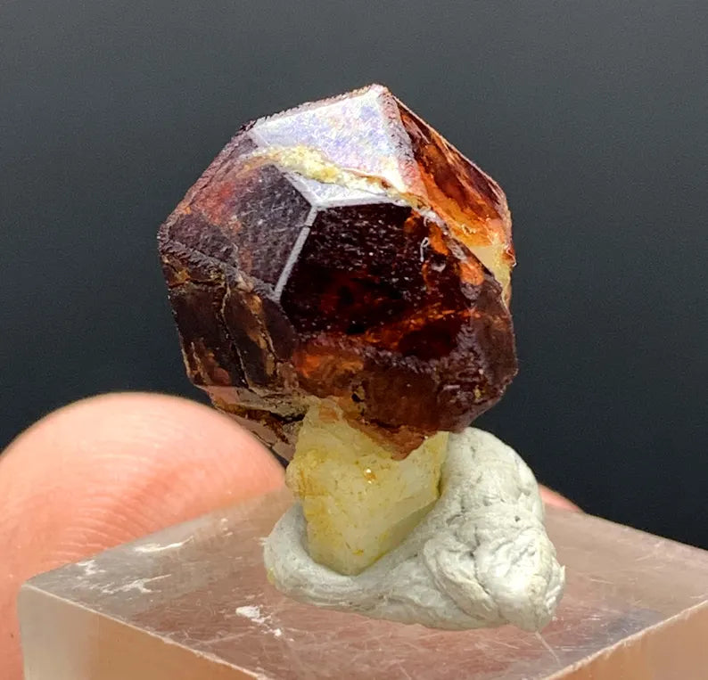 Red Garnet Crystal from Pakistan - 21.00 Carats