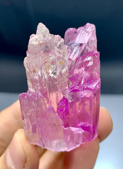Gemmy Pink Kunzite Crystal with Spikes from Afghanistan - 59 Gram