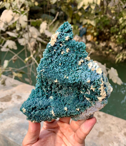 Bicolor Chalcedony Grape Agate Specimen from Indonesia - 511 Gram