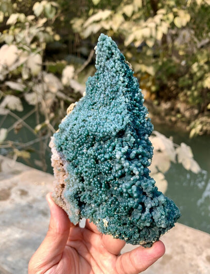 Bicolor Chalcedony Grape Agate Specimen from Indonesia - 511 Gram