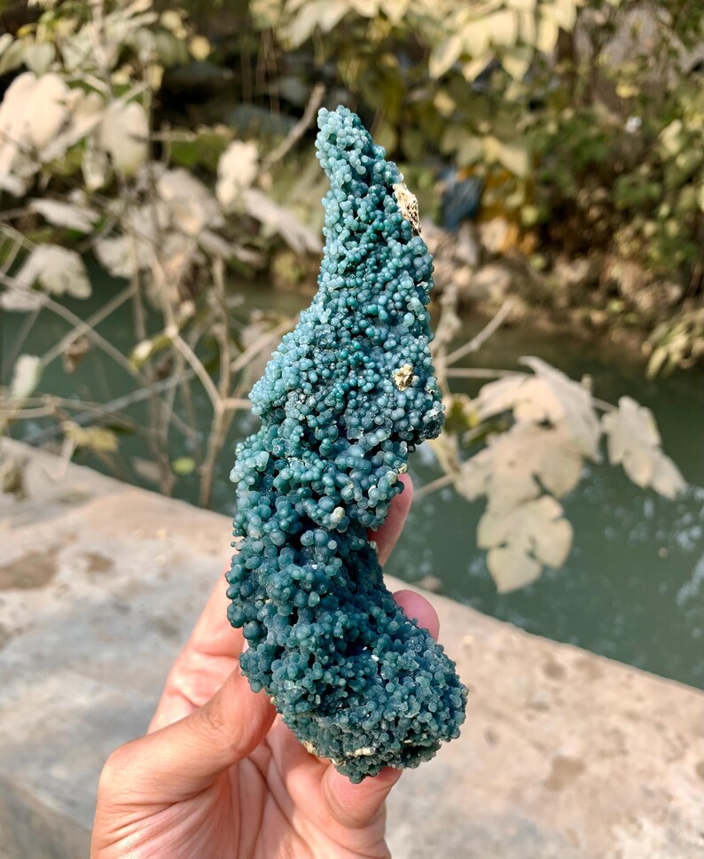 Bicolor Chalcedony Grape Agate Specimen from Indonesia - 511 Gram