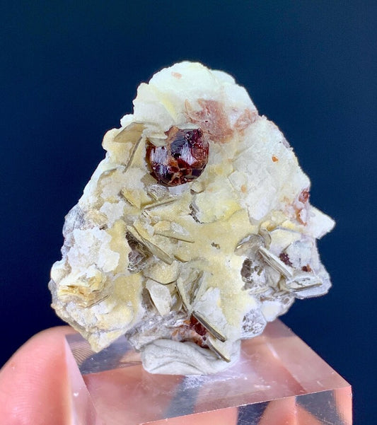 Red Garnet on Star Mica from Pakistan - 16 Gram