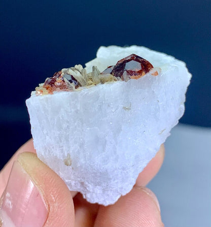 Red Garnet with Mica on Matrix from Pakistan - 21 Gram