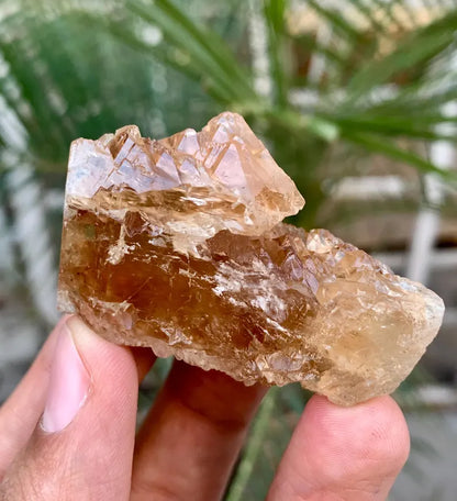 Etched Topaz with Spike Terminations from Pakistan - 52 Gram