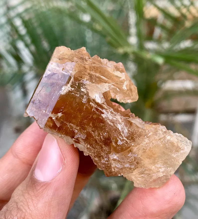 Etched Topaz with Spike Terminations from Pakistan - 52 Gram