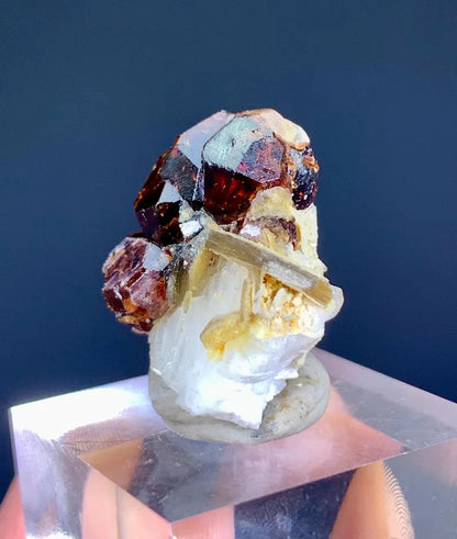 Red Sessartite Garnet Crystal Specimen from Pakistan - 10 Grams