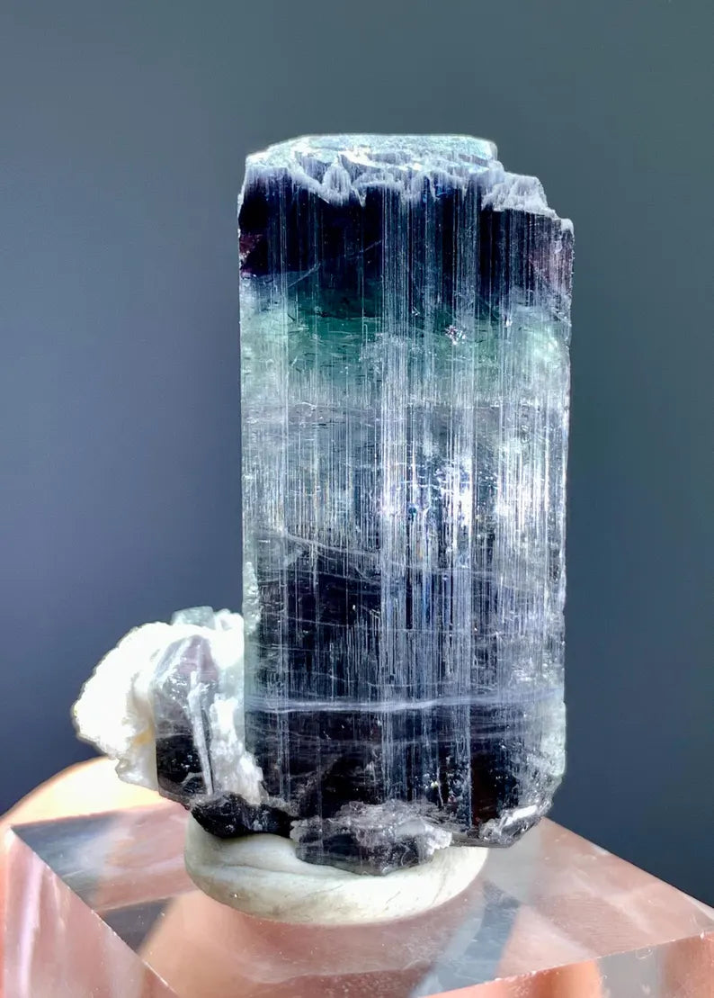 Bicolor Touurmaline Crystal from Afghanistan - 23 Gram
