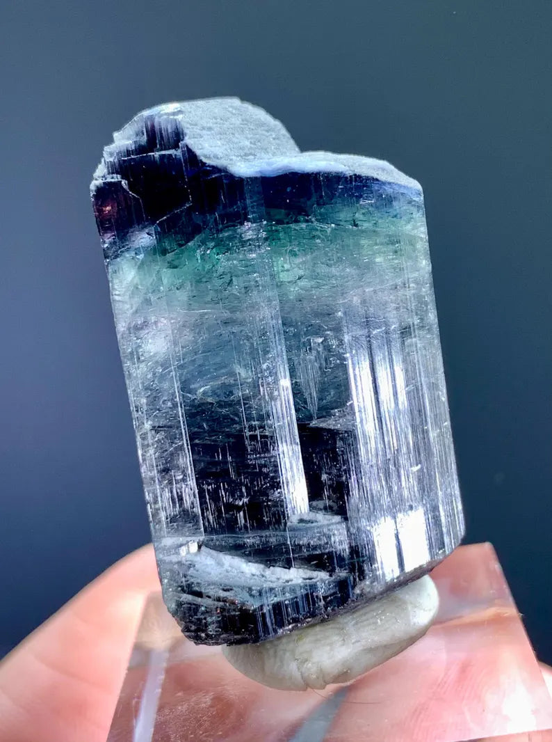 Bicolor Touurmaline Crystal from Afghanistan - 23 Gram
