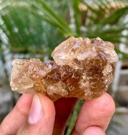 Etched Topaz with Spike Terminations from Pakistan - 52 Gram