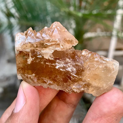 Etched Topaz with Spike Terminations from Pakistan - 52 Gram