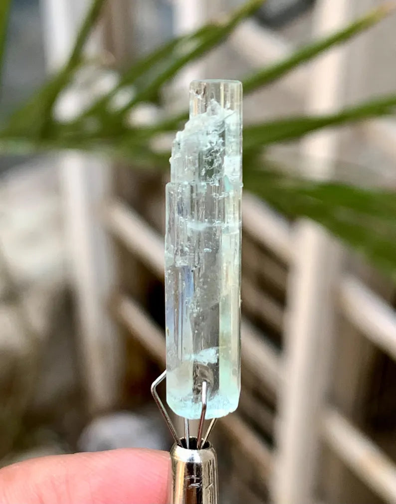 Sky Blue Aquamarine Crystal from Pakistan - 11.00 Carats