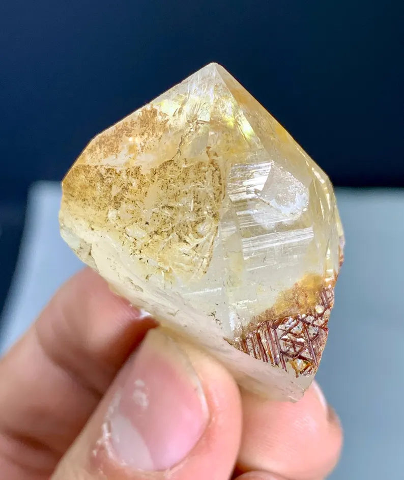 Rare Sagenite Rutile on Quartz from Skardu Pakistan - 24 Gram