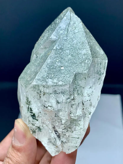 Double terminated Chlorinated Quartz Crystal from Pakistan - 258 Grams