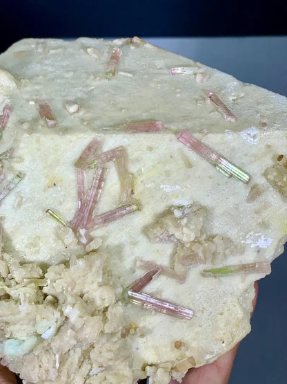 Bicolor Tourmalines With Topaz, Lepidolite, Pollucite and Feldspar combine Specimen from Pakistan - 2.5 KG