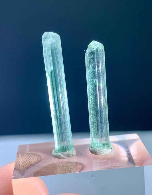 Green Tourmaline Crystals from Afghanistan - 8.50 Carats