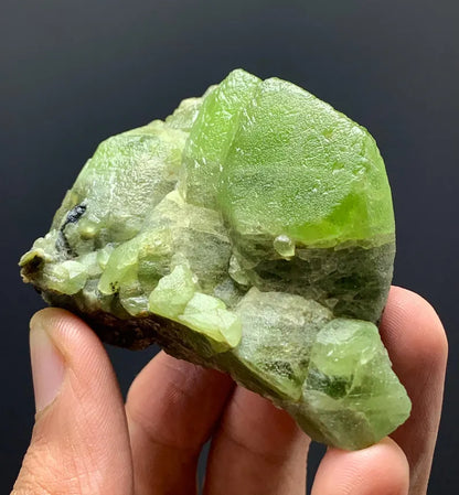 Collectors Choice Green Peridot Crystals Specimen from Pakistan - 136 Gram
