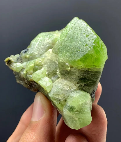 Collectors Choice Green Peridot Crystals Specimen from Pakistan - 136 Gram