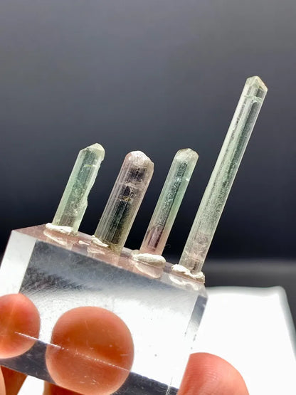 Bicolor Tourmaline Crystals from Afghanistan - 15.00 Carats
