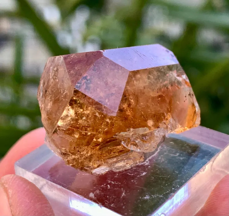 Rich Golden Color Topaz Crystal from Pakistan - 12 Gram