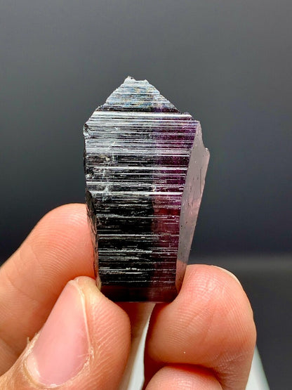 Pink Cap Tourmaline Crystal from Afghanistan - 42.00 Carats