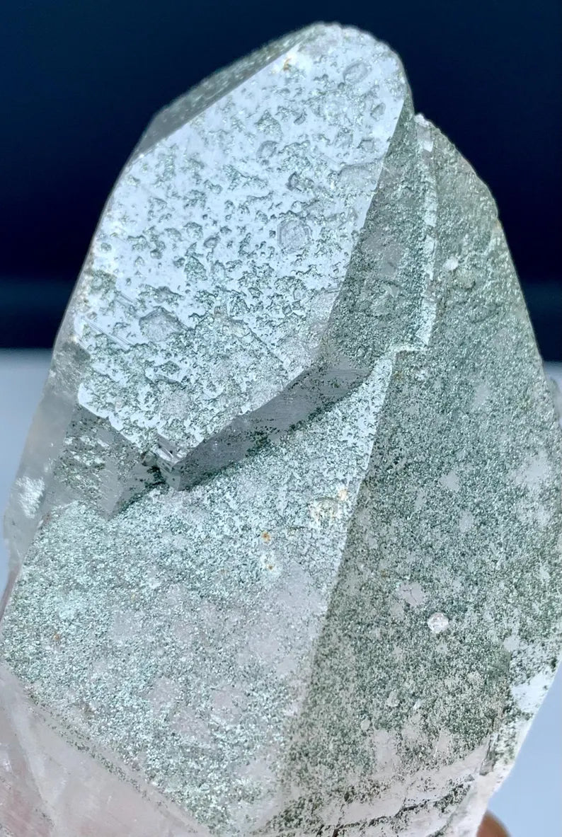 Double terminated Chlorinated Quartz Crystal from Pakistan - 258 Grams