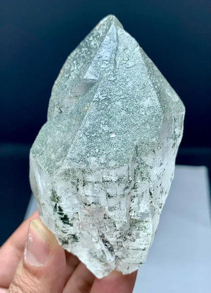 Double terminated Chlorinated Quartz Crystal from Pakistan - 258 Grams