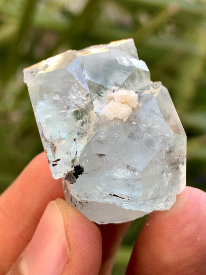 Diamond Cut Blue Aquamarine Crystal from SKardu Pakistan - 17 Gram