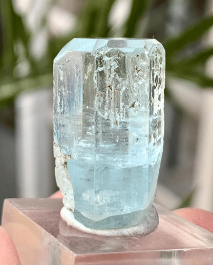 TRansparent Blue Diamond CUt Aquamarine Crystal from Pakistan - 53.00 Carats