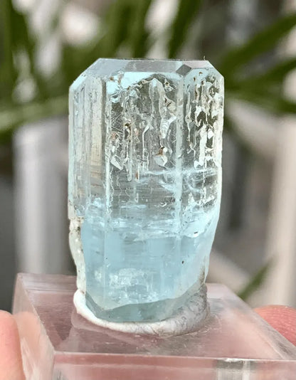 TRansparent Blue Diamond CUt Aquamarine Crystal from Pakistan - 53.00 Carats