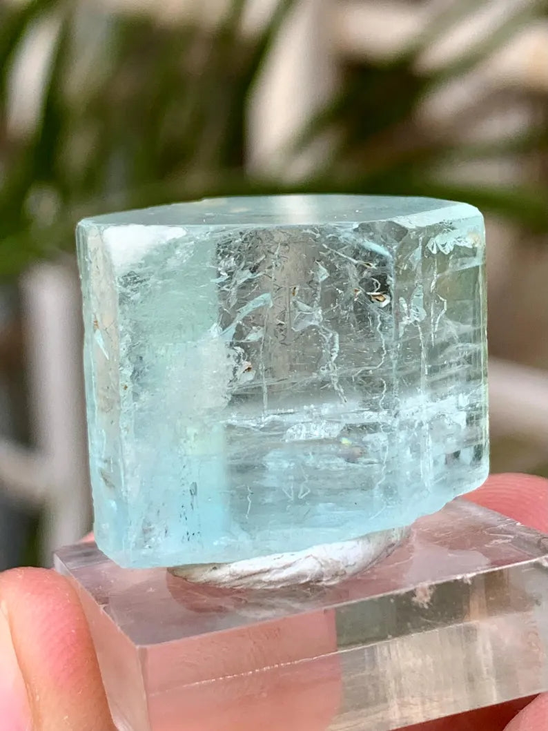 Transparent Blue Aquamarine Crystal from Pakistan - 16 Gram