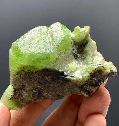 Collectors Choice Green Peridot Crystals Specimen from Pakistan - 136 Gram