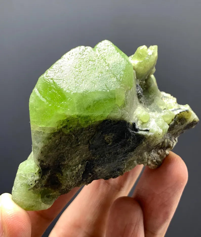 Collectors Choice Green Peridot Crystals Specimen from Pakistan - 136 Gram