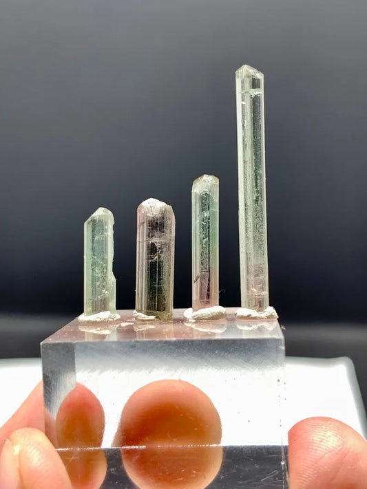 Bicolor Tourmaline Crystals from Afghanistan - 15.00 Carats